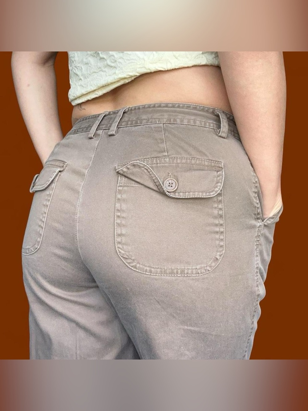 Charter Club Women's Boyfriend Jeans in Taupe Gray